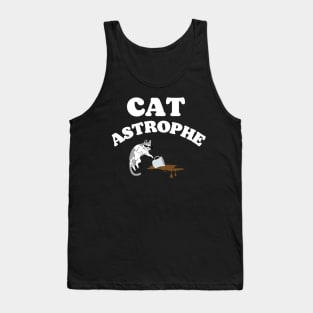 Cat astrophe - Cat meme design Tank Top